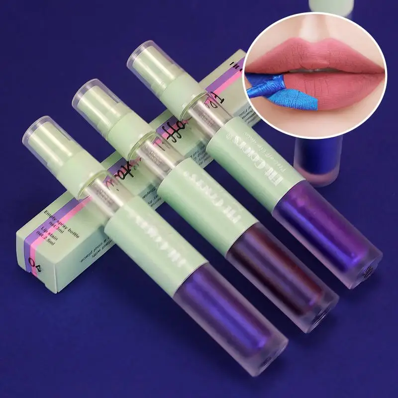 Long Lasting Tear-pull Lip Gloss, 1 Box Matte Finish Lip Stain, Non-stick Cup Lipstick, for All Occasions Lip Makeup, Christmas Gift