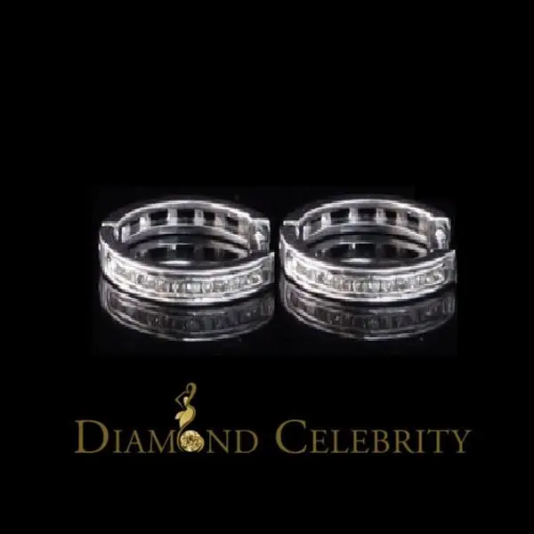 Diamond Celebrity's 925 Sterling White Silver 0.25ct Round Diamond Stud men's / Womens Stud Earrings