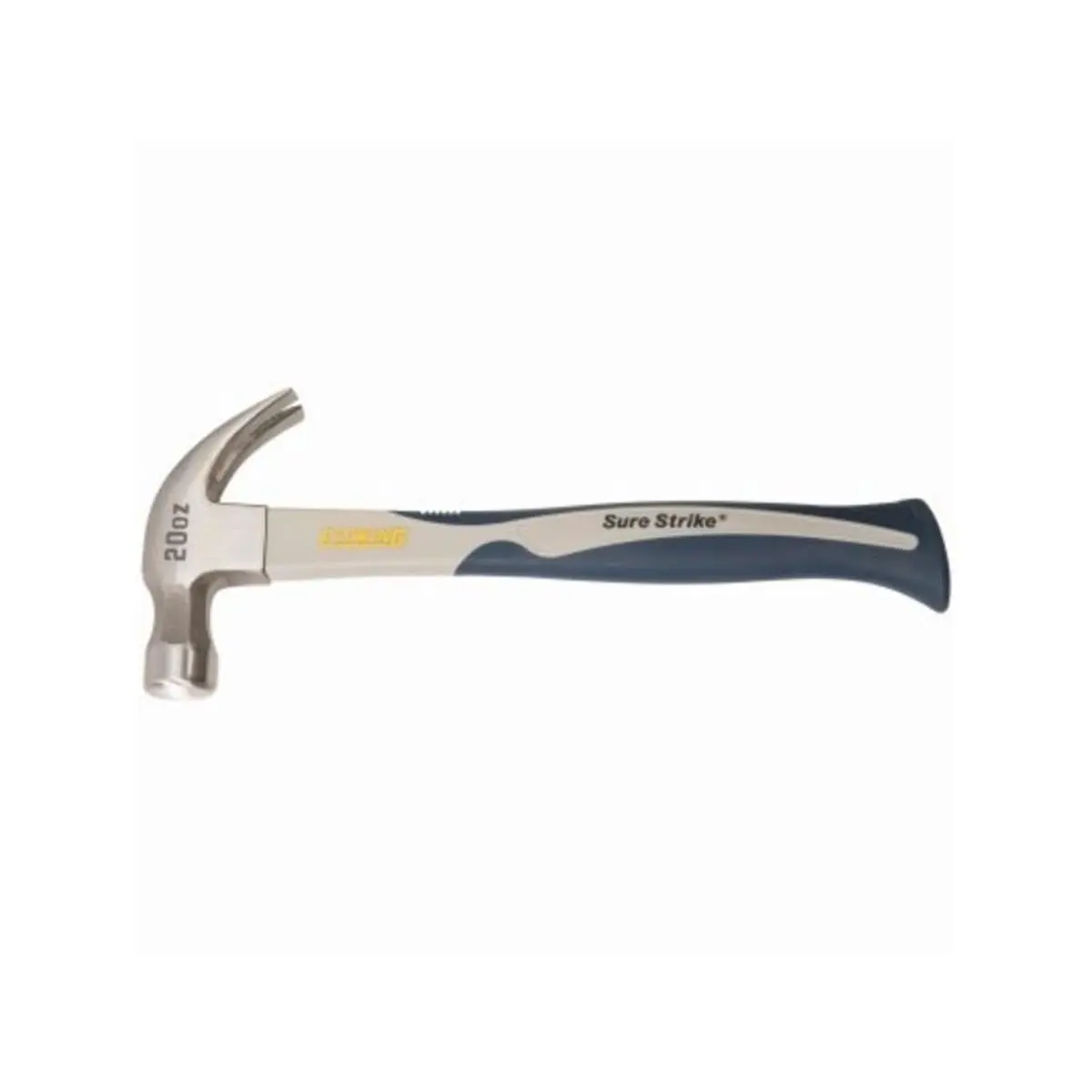 Estwing Manufacturing 20 Oz. SureStrike Curved Claw Hammer, 13 in. Ergonomic Carbon Fiber Handle Clawhammer for DIY Tools, Repair Applications