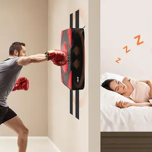 Wall Mounted Boxing Target, 1 Count Silent Punching Bag, Boxing Training Target, Boxing Speed Trainer, Home Gym Workout Equipment for Men & Women