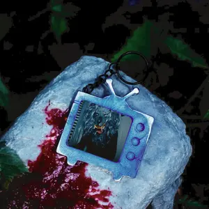 Creep Peachfuzz TV Keychain