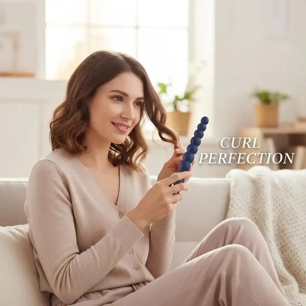 Fully Automatic 32mm Curling Iron stick lazy curling tool electric rotary curler large curling without damaging hair,Negative Ion Automatic Hair Hair Curl Wand,Hair Styling Tools for Home,gifts for friend,Popular Valentine's Day Gifts