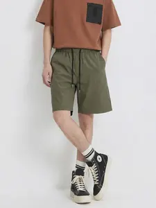 Men's Ice Silk Drawstring 5 Inch Shorts – Breathable Lightweight Summer Casual Wear