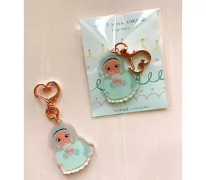 Keychain It's Boba Time