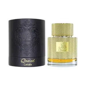 Lattafa Qaa'ed Unisex Eau de Parfum Spray 3.4 Ounce Non Toxic with Rich Oriental, Floral & Spicy Notes for Adults