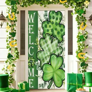 Elastic Room Door Decoration Set, Simple Installation, Christmas Door Cover, Holiday Party Decor, Indoor Outdoor Use, 82.7x35.4 Inches, Faux Floral Garland