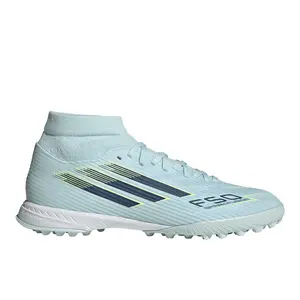 adidas Womens F50 Sparkfusion League Mid Cut Turf Soccer Cleats  - Blue