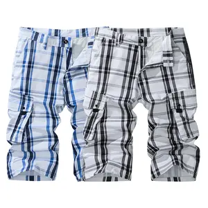 Men’s summer shorts with solid colors, stripes, and plaid patterns; casual design with multiple pockets; comfortable, lightweight, and breathable—suitable for everyday wear and outings #SummerVibes