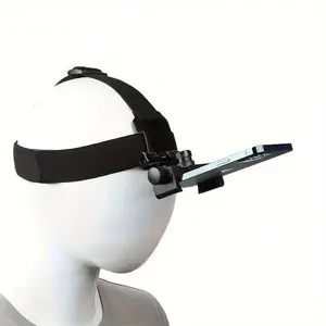 【2026 NEW】Hands-Free POV Head-Mounted Phone Holder, 360° Rotating Headband Mount for Viral Unboxing & Cooking Videos, Non-Slip First-Person Perspective Gear for Content Creators
