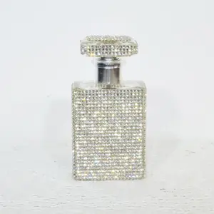30ML Elegant Rhinestone Perfume Bottle Empty Bottles, Luxury Design Scent Dispenser, Ideal for DIY Fragrance Packaging