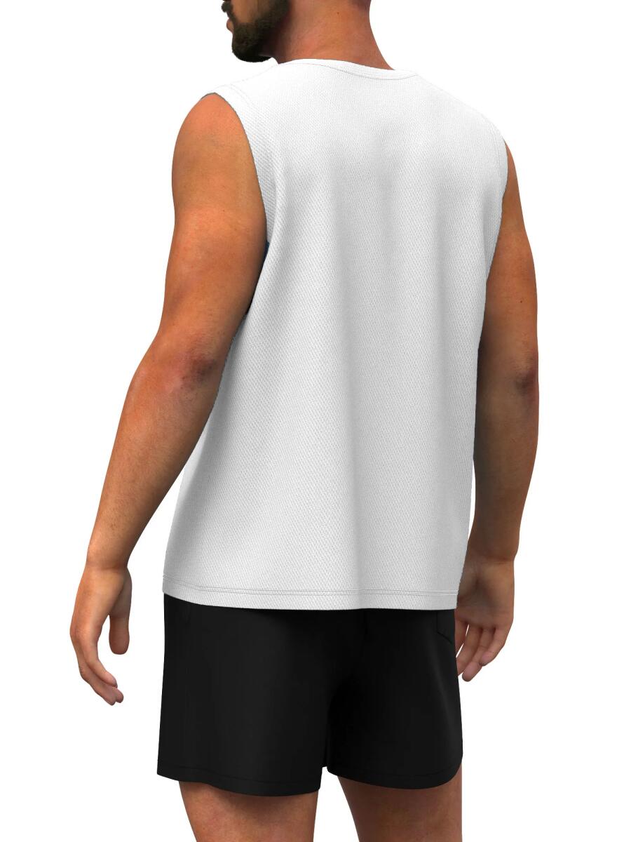 Yellowstone Dutton Ranch Longhorn Skull Quick Dry Mesh Tank Top - 100% Polyester Men's Sleeveless Shirt for Casual & Outdoor Wear