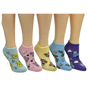 Winnie the Pooh & Friends No-Show Socks Set - 5Pair Winnie the Pooh & Friends No-Show Socks Set - 5Pair