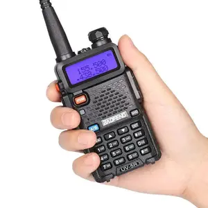 Baofeng UV-5R Dual-band Two-way Ham Radio Transceiver, Long-range CHIRP-compatible Portable Handheld Digital Walkie Talkie