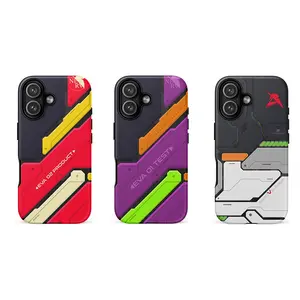 EVA x Gundam Mecha Aesthetics Phone Case — Suitable for iPhone 17–11 Pro Max/Plus and Samsung Galaxy S23–25