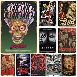 Metal Tin Sign Poster Classic Game and Film Promotional Poster Metal Plaque Poster for Bar Club Home Bedroom Wall Plate