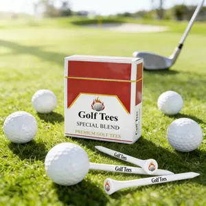 Golf Tees - Durable  Golf Tees Designed to Enhance Golf Shot Distance & Precision - Robotically Tested to Reduce Ball Spin - USGA Approved Golf Equipment