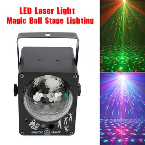 Areyourshop LED Laser Light RGB Lights 60 Patterns Magic Ball Stage Lighting DJ Disco Party