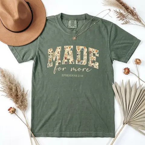 Comfort Colors Bible Verse Shirt, Cute Christian Shirt For Women,Jesus Shirt,Christian Gift, Christian Christmas Shirt,Love and Grace Shirt Casual Fitted