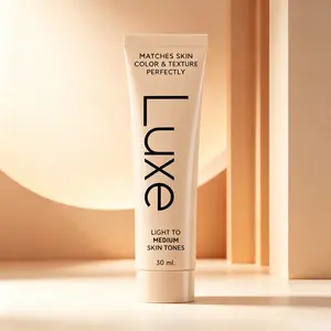 Luxe Auto Color Adjust Foundation Concealer - Adaptive Tone Matching, Buildable Coverage, Blendable Formula, Natural Flawless Makeup Finish, Blend