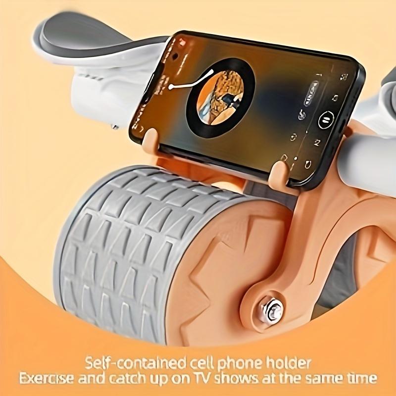 Abs Roller With Knee Pads & Timer