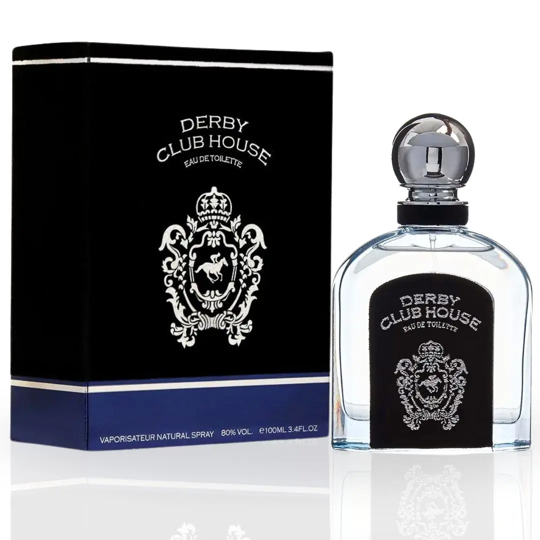 Derby Club House Man EDT Spray 100ML (3.4 OZ) By Armaf | Long Lasting, Luxurious, Exotic Fragrance.