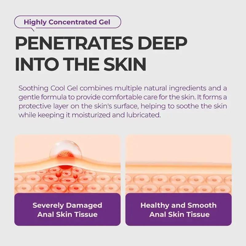 【Buy 1 Get 3】 Kreain Nature Skin Comfort Refreshing Gel for Pain Lumps Gentle Care Easy Application Cream 20g Tri-Plant Formula, Carthamus+Scutellaria+Purple Daisy, Skin Relaxation