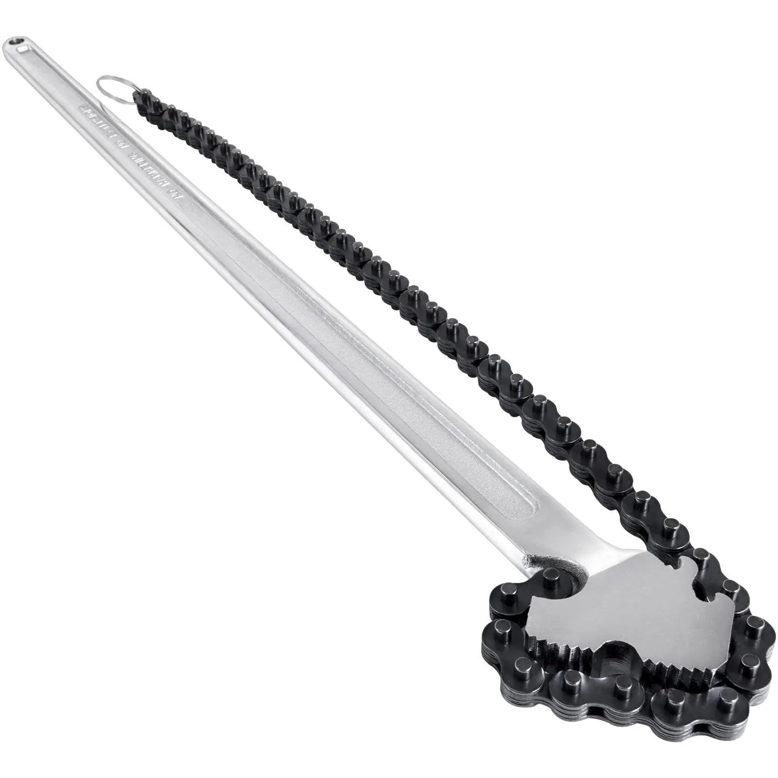 【Summerfinds】24 Inch Pipe Chain Wrench Heavy Duty 6.7 Inch Chain Wrench
