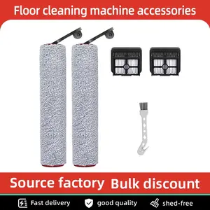 Replacement Brush Roller and Filter for Dreame H12 Pro, H12 Dual, G10 Pro Cordless Wet Dry Vacuum Cleaner, Replacement Parts Kit Include 2 Roller Brushes, 2 Filters,1 Cleaning brush