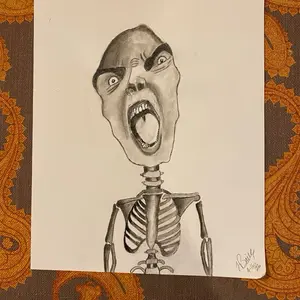 Charcoal 9 x 12 drawing