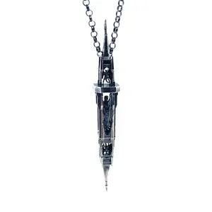 As Above So Below Necklace Sterling Silver Pendant with Chain