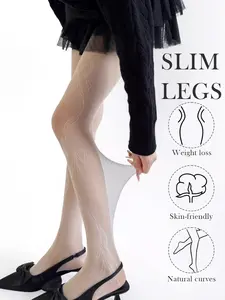 1/2 Pcs Bow Tie Fishnet Pantyhose, Vintage Mesh Stockings, Y2K High Elasticity, Gothic Style, All Seasons