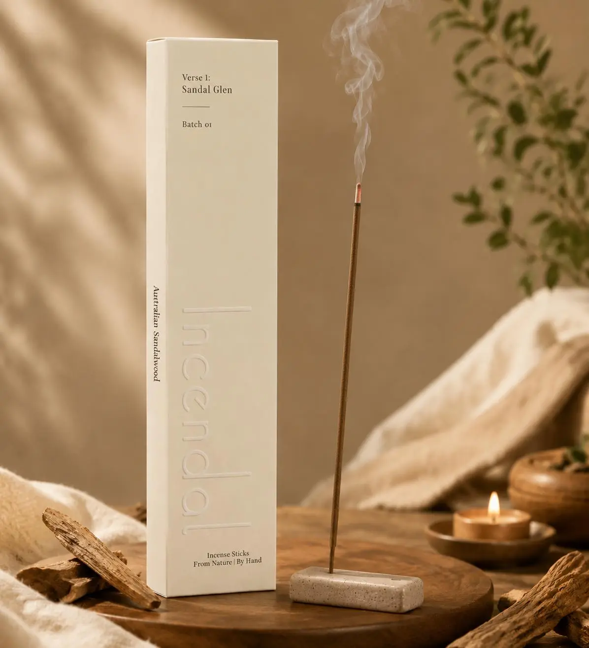 Incendal Aurora Veil Incense Natural Incense Sticks Suitable for meditation, yoga, relaxation, purification, spiritual rituals, and home fragrance use.