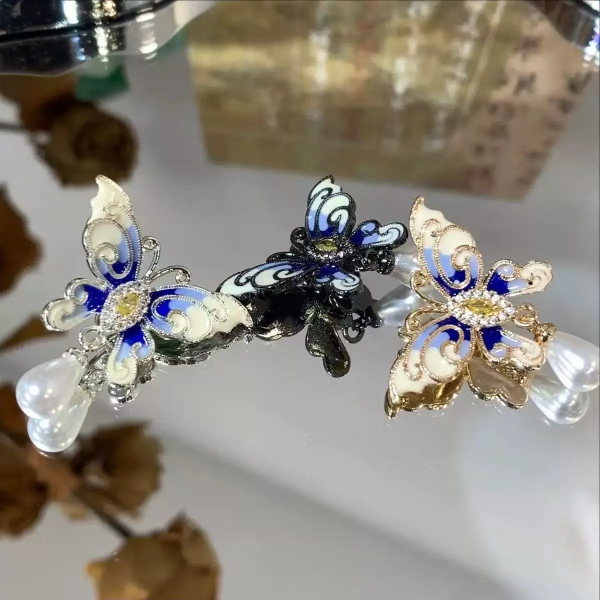 [C08] Butterfly DIY Copper Multi-hole Spacer /pcs