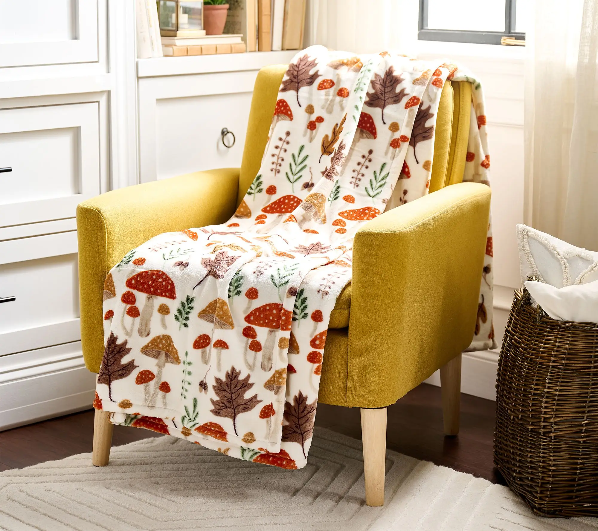 Hay & Harvest Oversized 60x80 Harvest Plush Throw