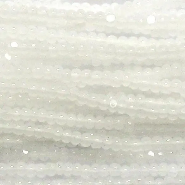 Czech Preciosa Charlotte Cut Hank 11/0 Alabaster Opal Seed Beads