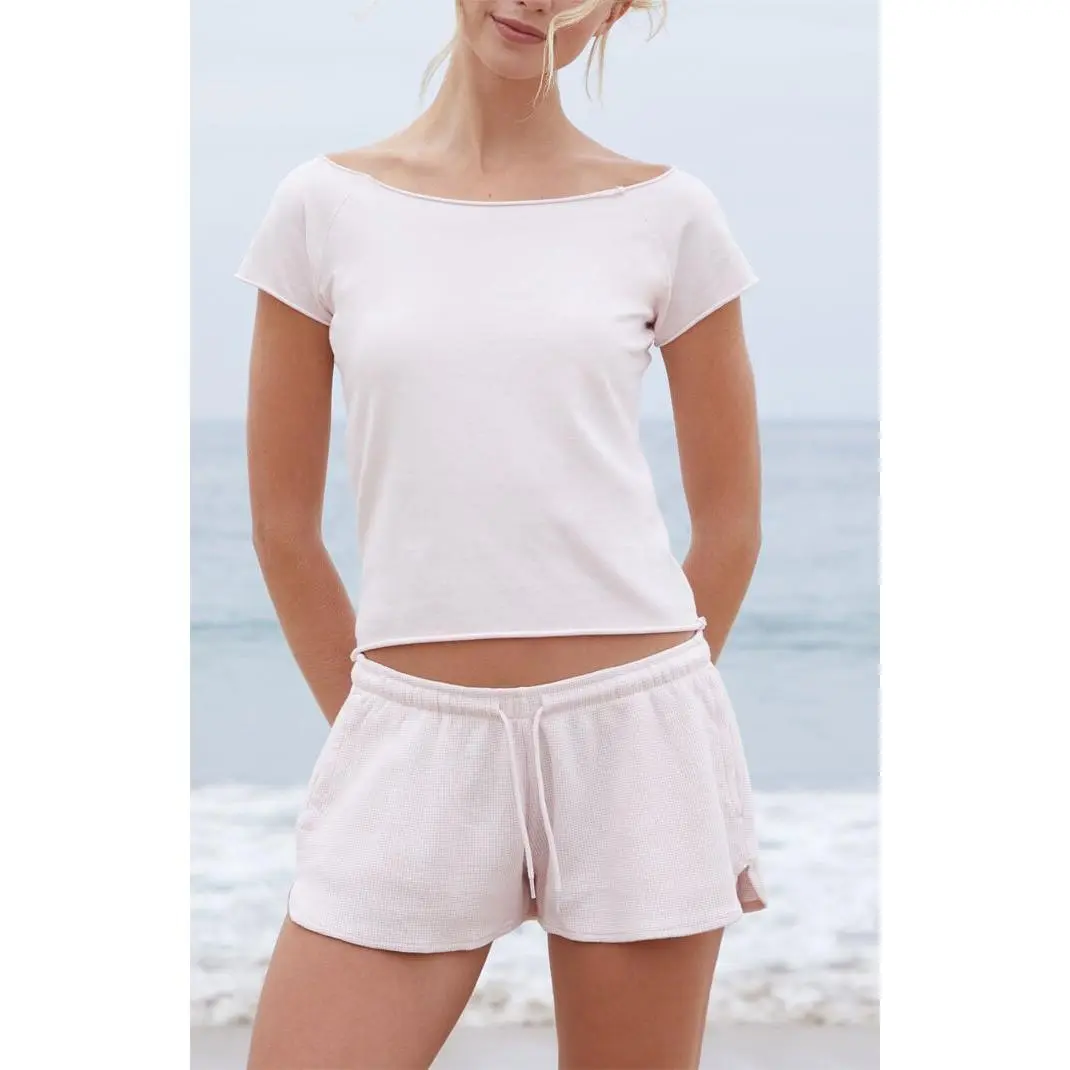 John Galt Women's Pink Summer Thermal Shorts