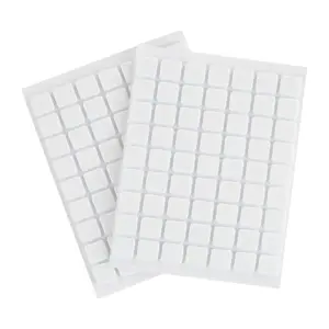 White Foam Adhesive Squares Medium 1/2 IN