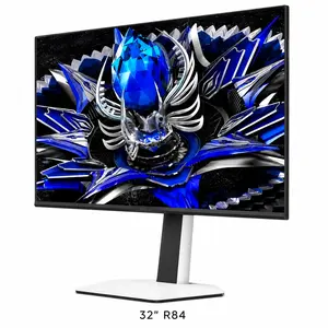 TCL 32" R84 Monitor(Black and White)   Multi-Color QD-Mini LED Gaming Monitor | QHD 2K/4K UHD | 165Hz/180Hz | 1ms GTG | HDR600/HDR1400 | AMD FreeSync/Premium | Built-in Stereo Speakers | Fully Adjustable Stand | Matte Panel