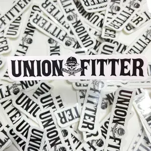 Hard Hat Sticker | Union Fitter Decal Tradesman Dad Gift, Hard Hat Stickers, Blue Collar Decal, Foreman Sticker