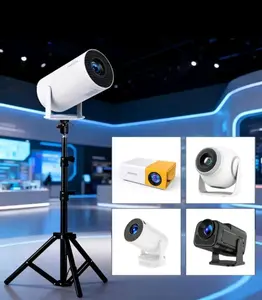 Mini Projector with Tripod Stand for Home Movie and Video Viewing