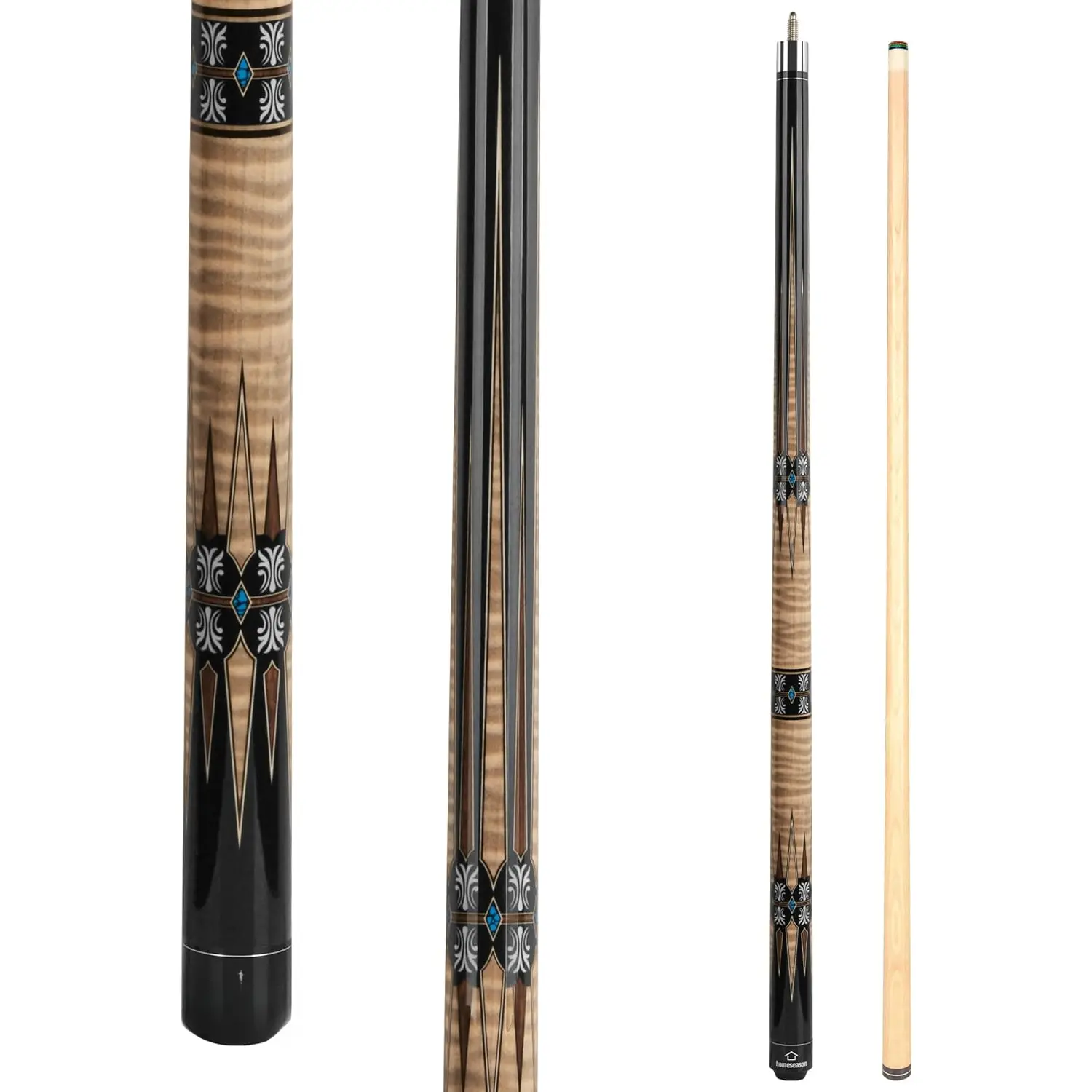 Pool Cue Stick 57" Billiard Cue Sticks Professional Low Deflection Pool Sticks JianShuLuxe