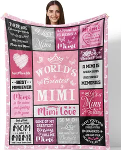 Mimi Gifts, Gifts for Mimi, Grandma Birthday Gifts, Mimi Gifts for Grandma, Grandma Gifts Idea, Best Mimi Gifts from Grandson, Mimi Blanket