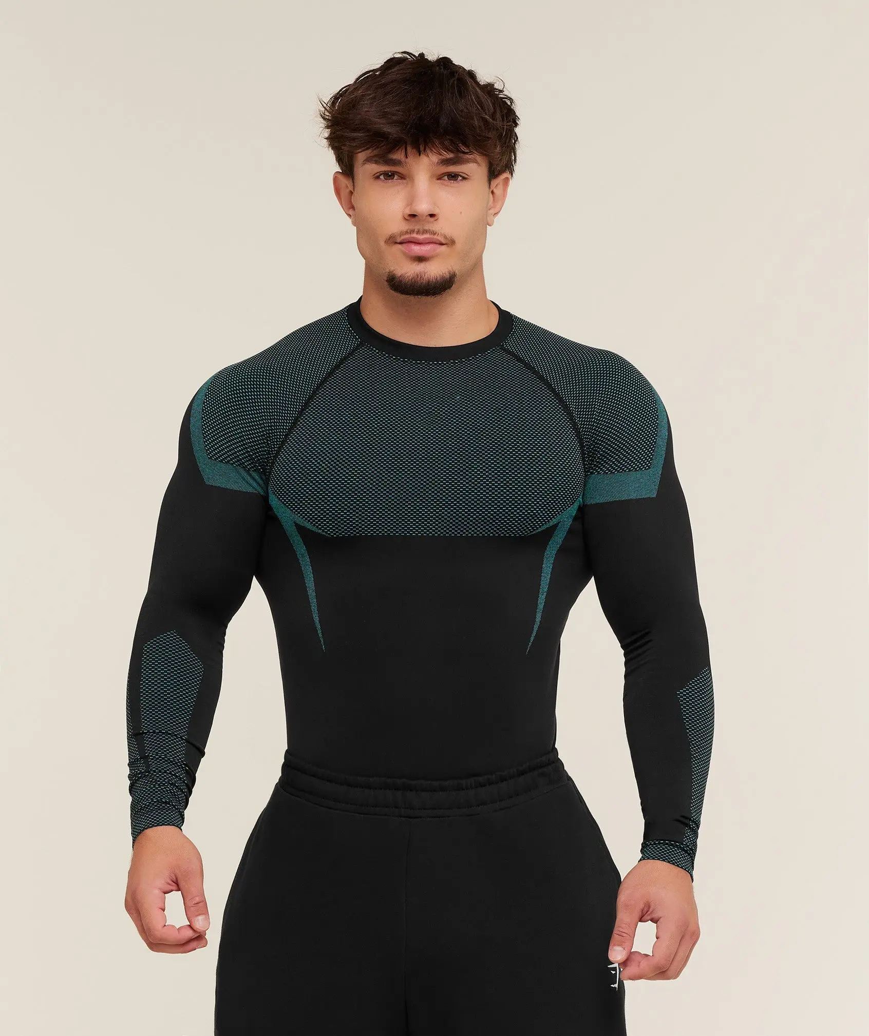 (CLEARANCE) Onyx Seamless Long Sleeve Shirt, Men's Shirt, Gift for Him Comfortable & Stylish Casual Wear Perfect for Any Collection (with logo)