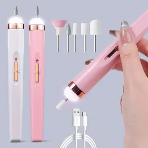 Electric nail drill for beginners, nail art tool, wireless portable rechargeable nail file set, suitable for acrylic gel nails, a must-have professional nail care tool for home