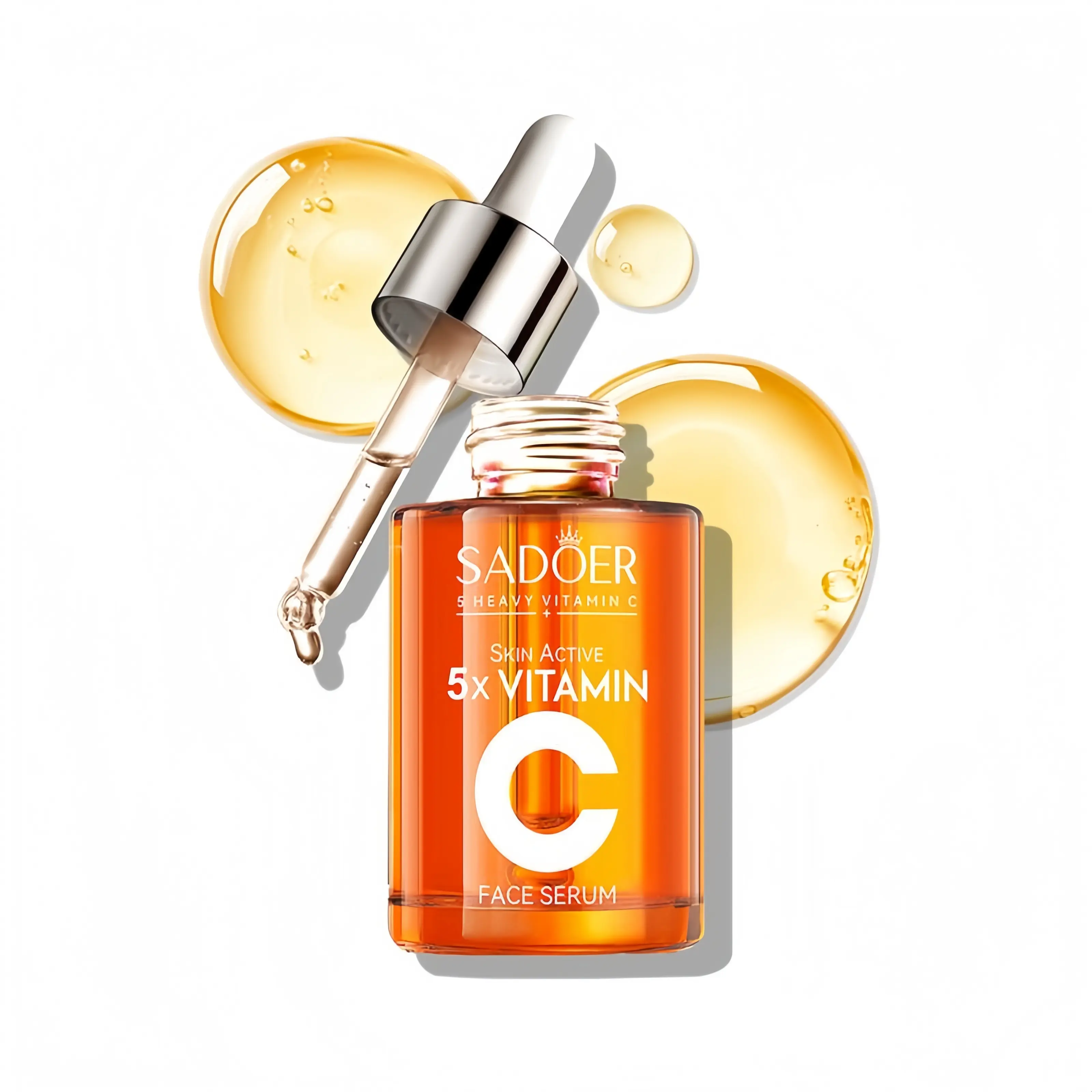5X Vitamin C Face Serum with Vitamin C & Centella Asiatica, Restore Hydrate & Delaying Skin Aging, Brightening Moisturizing Serum for All Skin,1 fl.oz