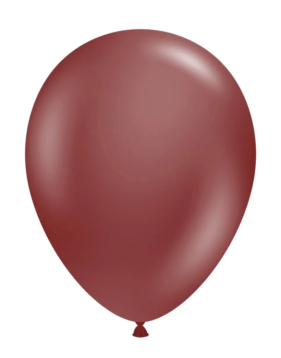 TUFTEX 100 Pcs 11 in. Round No See Through Biodegradable Latex Balloons - Designer Samba Style, Festive & Party Supplies for Balloon Garland