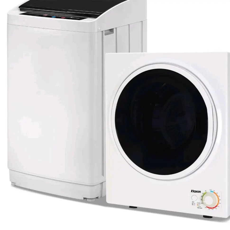 Ktaxon 17.8lbs Full-Automatic Washing Machine and Portable Clothes Dryer