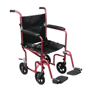 Drive Medical Flyweight Lightweight Transport Wheelchair