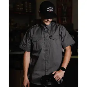 WorkForce Short Sleeve Work Shirt - Charcoal