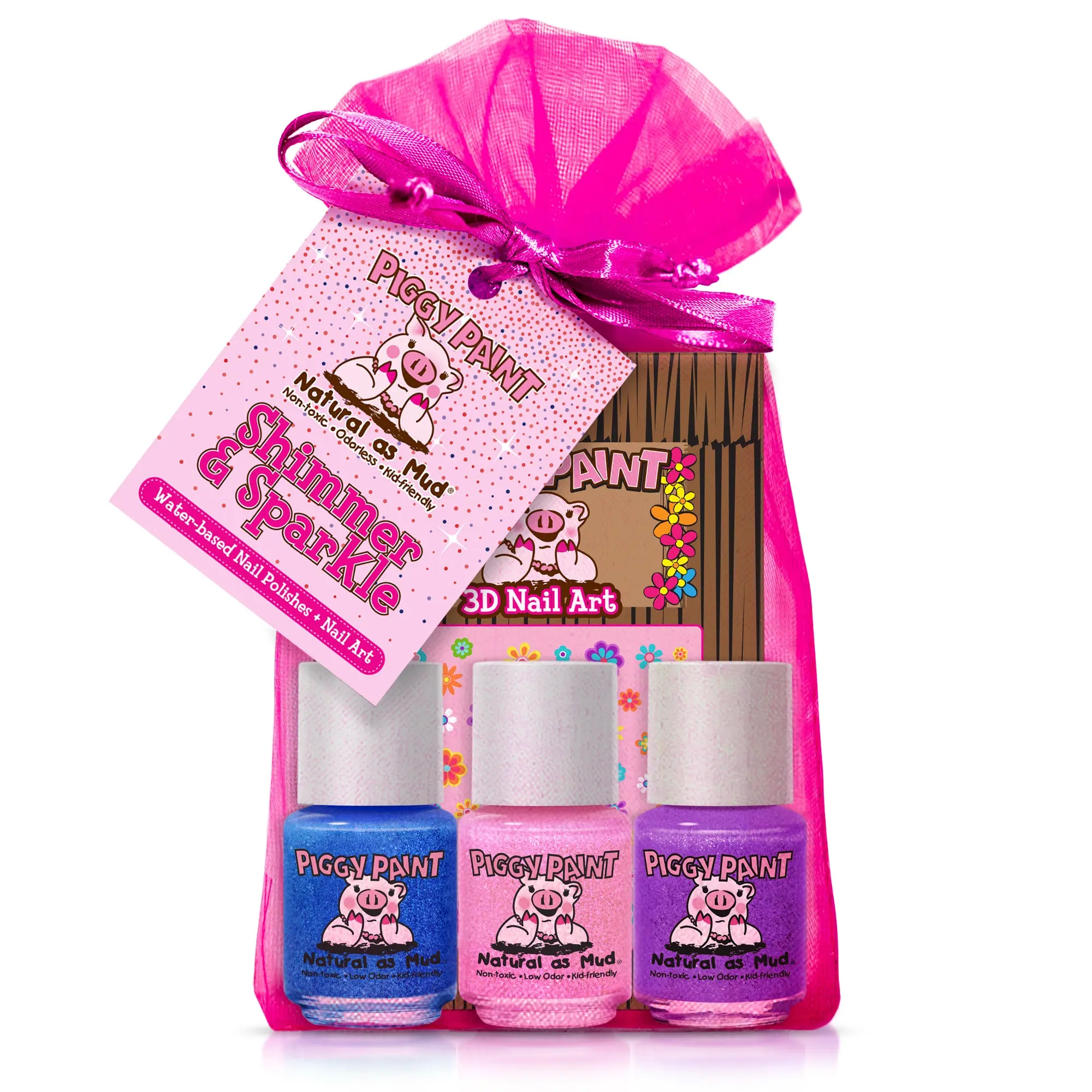Shimmer & Sparkle Gift Set - Kids Non-toxic Nail Polish Shimmer & Sparkle Gift Set - Kids Non-toxic Nail Polish